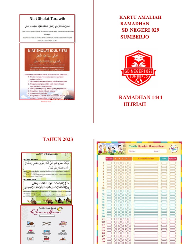 Buku Amaliah Ramadhan 2023 Pdf