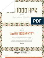 Gizi 1000 HPK: Dosen Pengampu: Yuliarti, S.KM., M.GZ