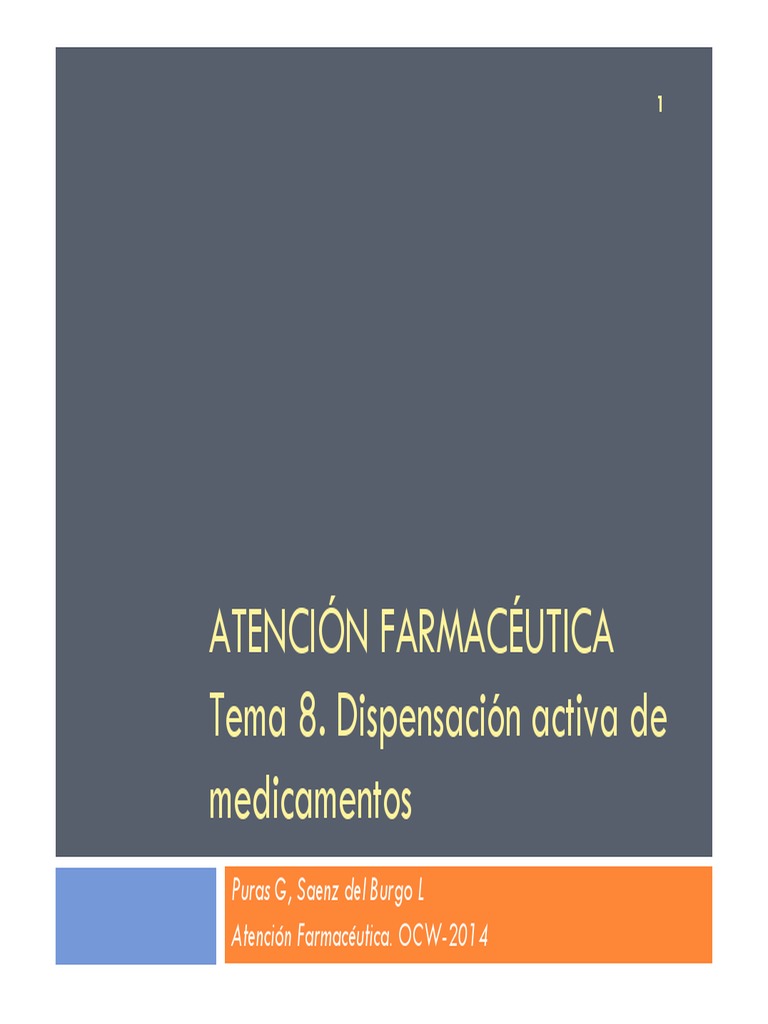 C2 Dispensacion Activa De Medicamentos Pdf Pdf Farmacéutico Farmacia