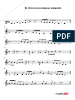 Exercício de Leitura - Partitura 1 PDF