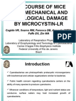 Time Course of Mice Lung Mechanical and Histological Damage by Microcystin-Lr