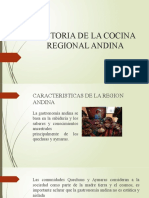 Historia y características de la cocina regional andina: cultivos, técnicas y tradiciones culinarias ancestrales