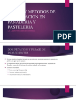 Etapas y Metodos de Elaboracion en Panaderia y Pasteleria