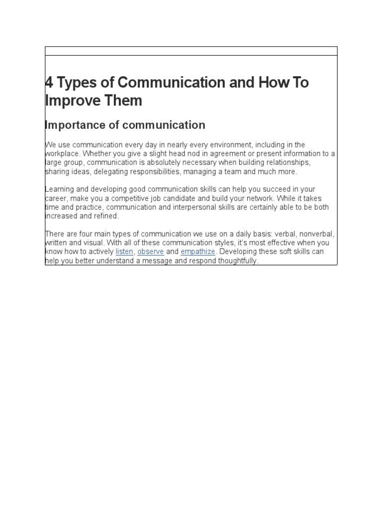 4 Types of Communication Styles and How To Improve Yours