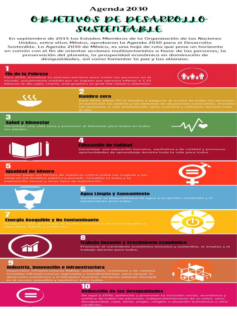 Agenda 2030: Objetivos de Desarrollo Sostenible | PDF | Sustentabilidad ...