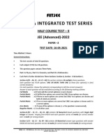 AIITS HCT-2 JEE ADV PAPER-2 16.05.2021 Maths