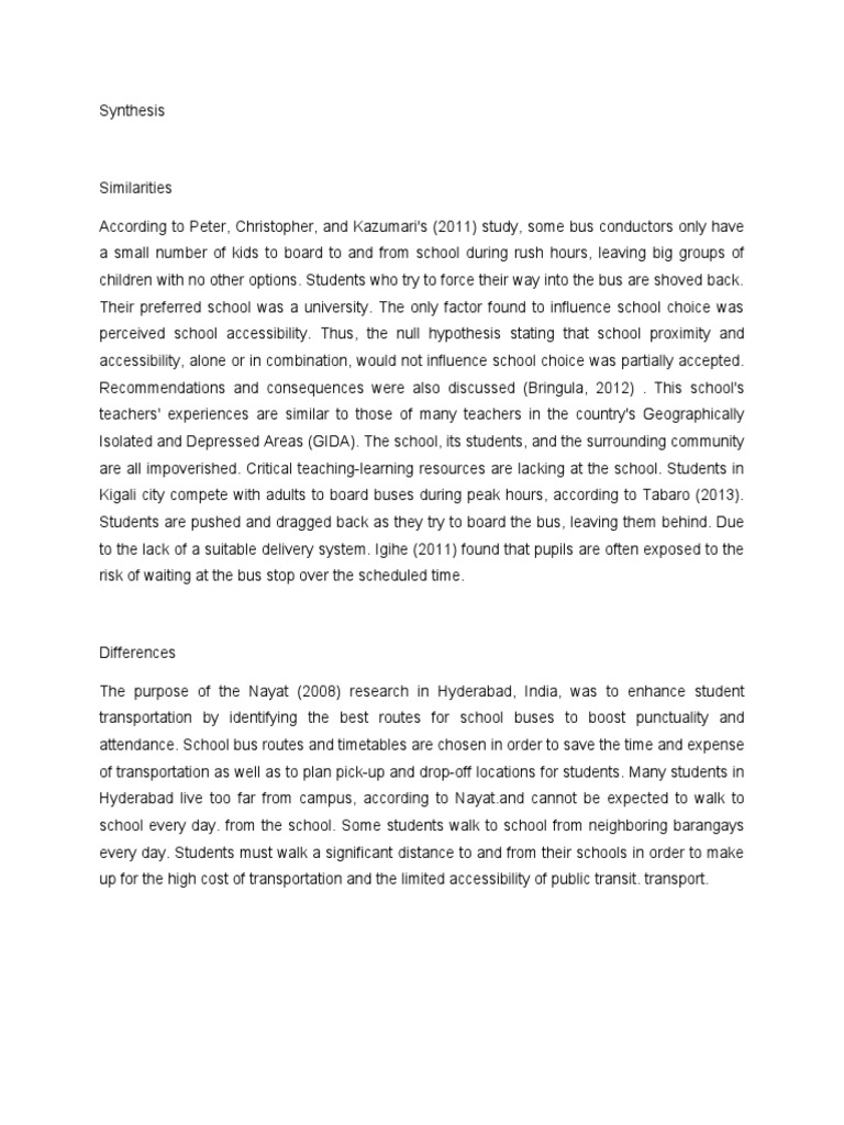 Chapter 2 Synthesis | PDF