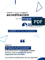 Nueva - Directiva - Acreditación - Inspector SUTRAN PDF