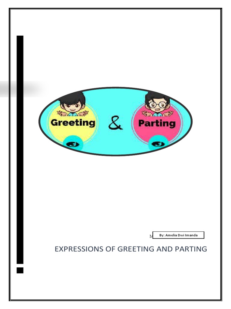Greeting and Parting Expressions Guide | PDF | Self-Improvement