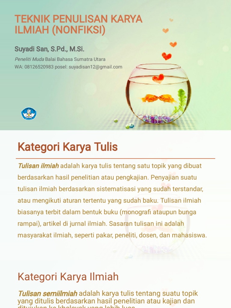 Teknik Penulisan Karya Ilmiah | PDF | Seni | Sains & Matematika
