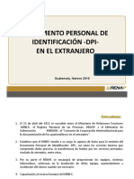 Presentacion Dpi en El Extranjero