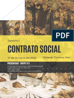 La Obra, El Contrato Social y La Teoría de La División de Poderes PDF