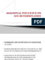 Hormonal Influence On Sex Determination