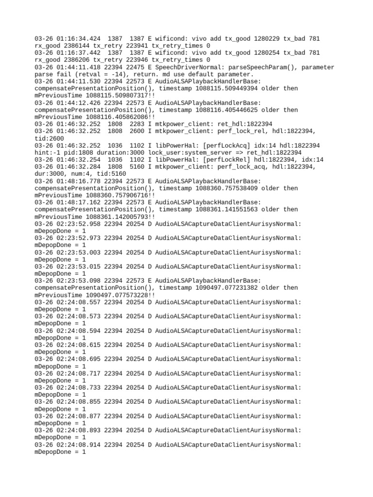 Audio Playback Position Errors | PDF