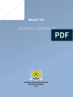 Advokasi Kebijakan: Modul VII