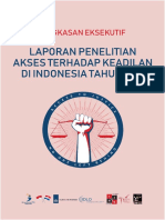 Ringkasan Eksekutive Laporan Penelitian Akses Terhadap Keadilan Di Indonesia Tahun 2019