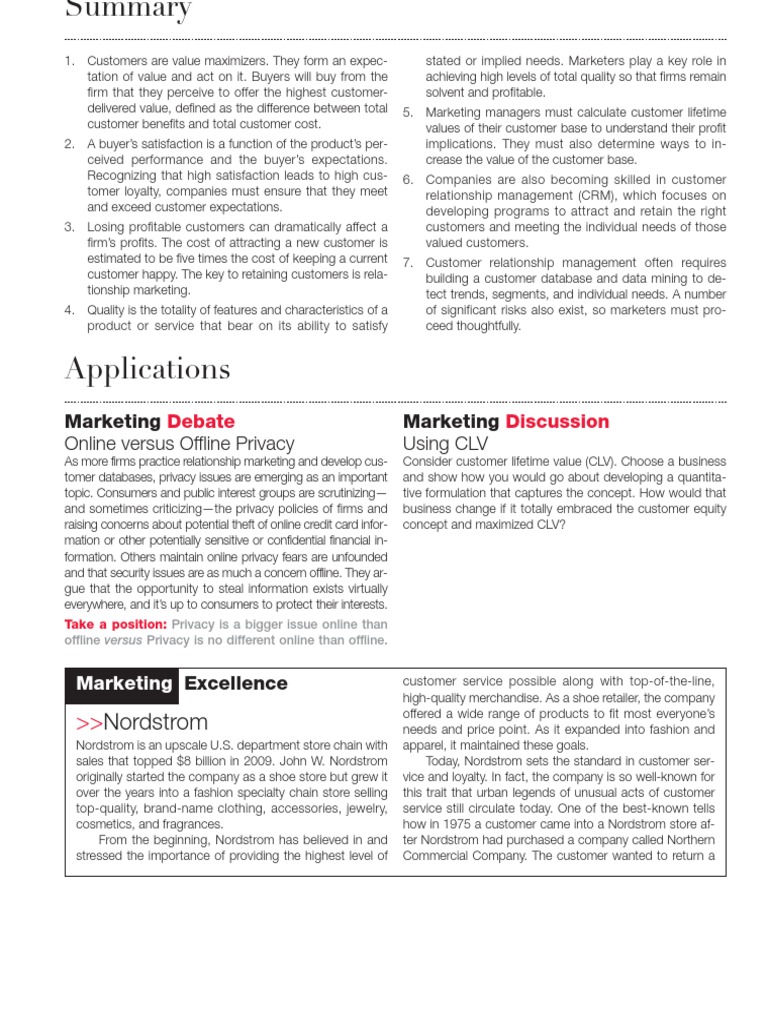 [TITLE] Maximizing Customer Lifetime Value Nordstrom's Commitment to