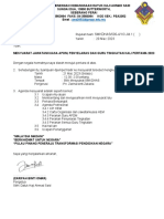 Surat Panngilan Mesyuarat APDM Penyelaras Dan Guru Tingkatan