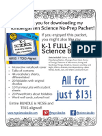 K-1 Full-Year Science BUNDLE: Kindergarten Science No-Prep Packet!