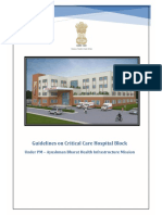 Guideline On Critical Care Hospital Blocks - PM-ABHIM PDF