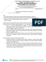 Penetapan Penyelesaian Pencairan Dana Bagi Peserta Program KM 4