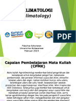 01 Agroklimatologi - Konsep Dasar & Mekanisme Pembentukan Iklim PDF
