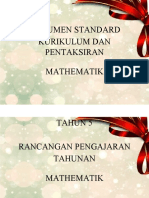 Kurikulum Matematik Tahun 5