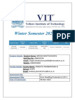 Winter Semester Course Schedule