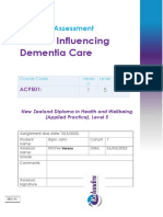 Assignment 3 - Part 3 - L5 C7 M1 Factors Influencing Dementia Care