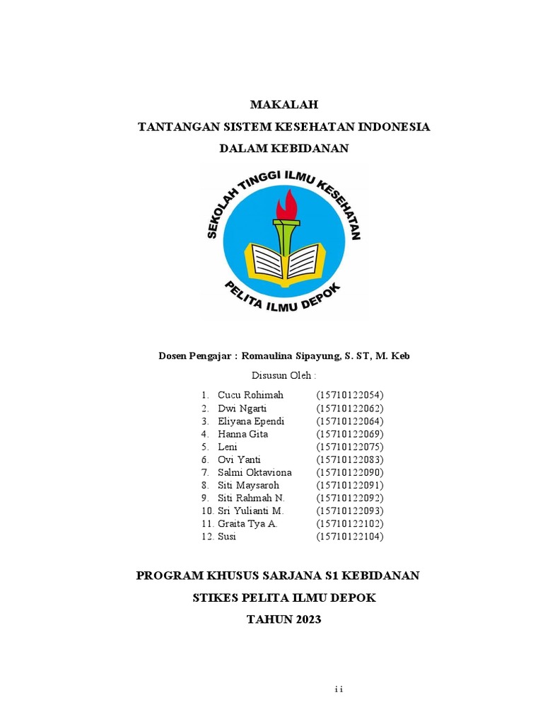 Tantangan Kebidanan di Sistem Kesehatan Indonesia | PDF