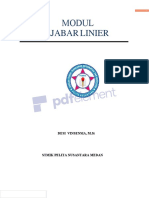 Modul Aljabar Linier