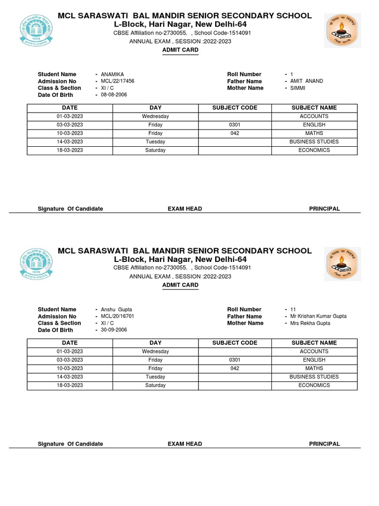 MCL Saraswati Bal Mandir Senior Secondary School LBlock, Hari Nagar, New Delhi64 PDF