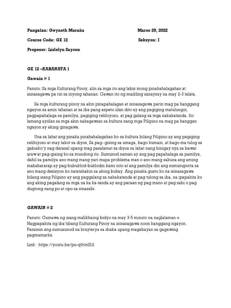 Ge 12 | PDF