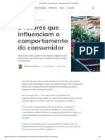 Os 9 Fatores Que Influenciam o Comportamento Do Consumidor PDF