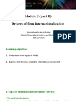 Module 2B Drivers of firm internationalization
