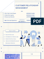 CRM DAN PEMASARAN STRATEGIS