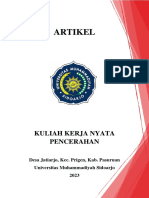 Artikel KKN-P Umsida 2023 Desa Jatiarjo