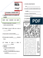 LA SEMANA SANTA Comprensión. 30 03 21 PDF