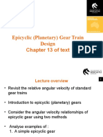 Epicyclic Gear Train Design PDF