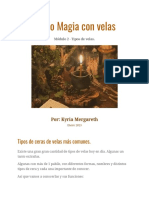 Magia Con Velas - Modulo 2 (Tipos de Velas y Ceras) PDF