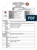 Lesson Exemplar - SCIENCE 3