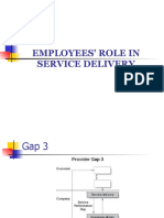 Role of Employee in Service Delivery