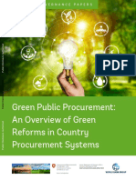 Green Public Procurement An Overview of Green Reforms in Country Procurement Systems PDF