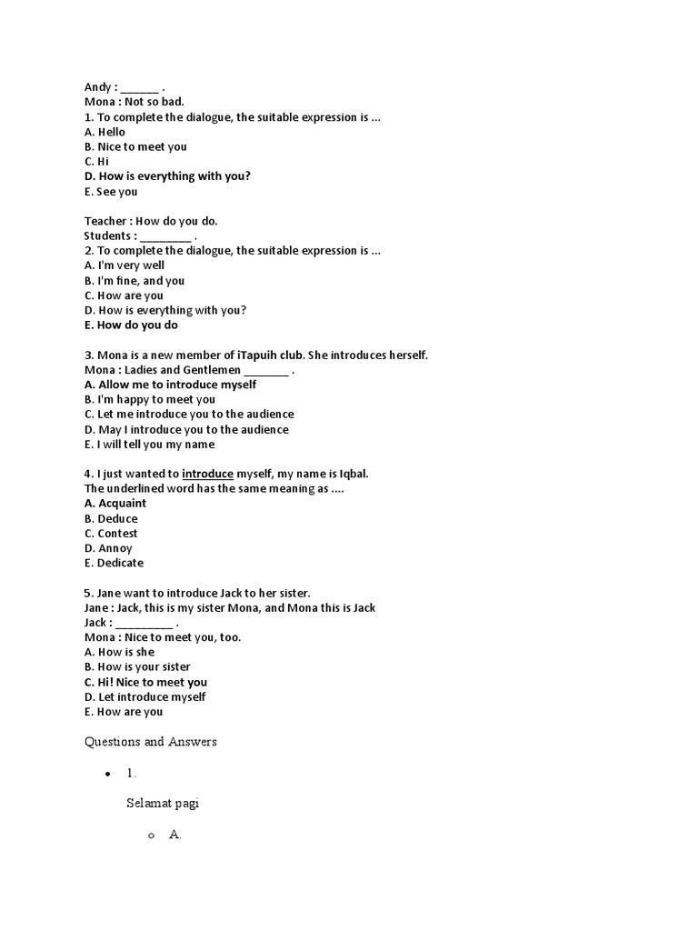 Contoh Soal Introduction Pdf