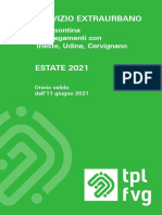 GORIZIA - Orario Extraurbano - Area Isontina - Estate 2021 - Fascicolo Completo PDF
