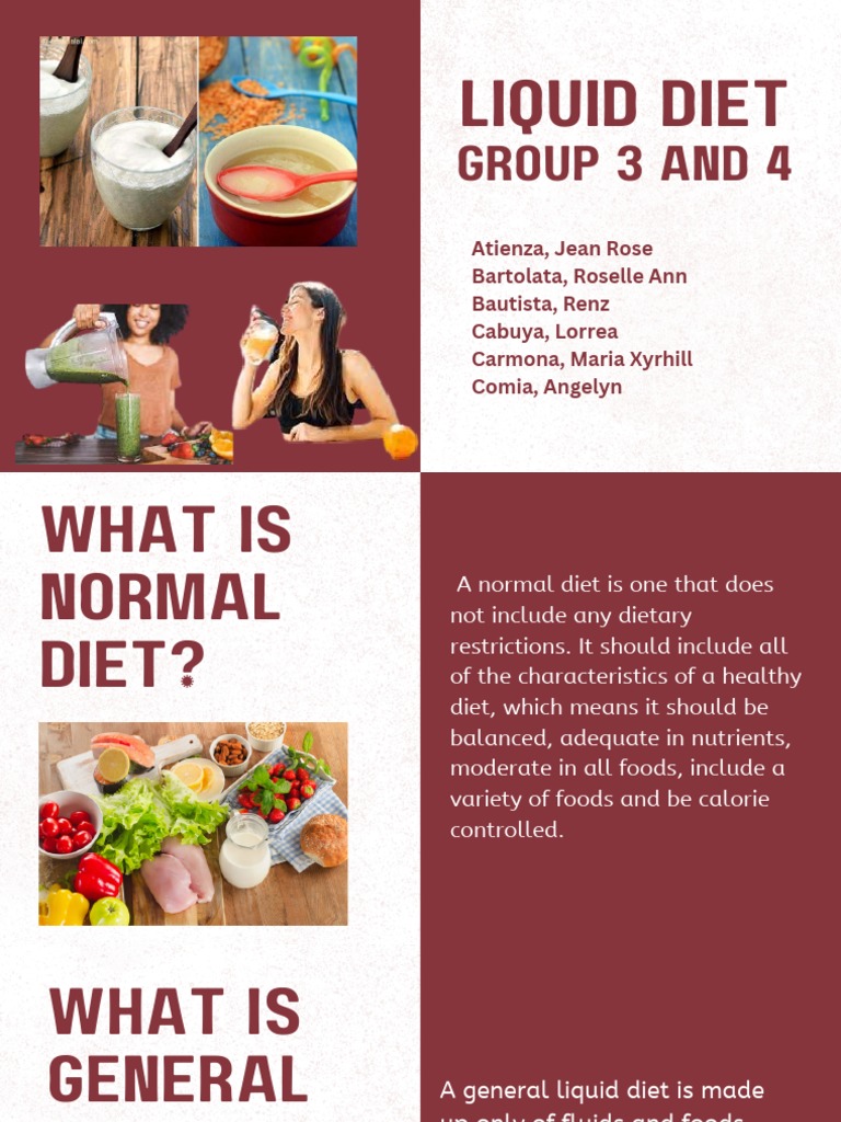 Liquid Diet PDF