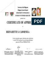 BM Certificate