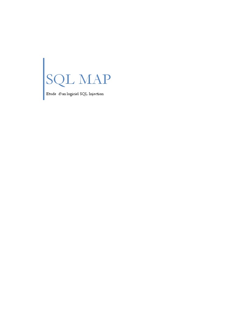 Analyse de SQLMap pour l'injection SQL | PDF | SQL | Python (Langage de ...