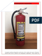 Fire Extinguisher Inspection Guide