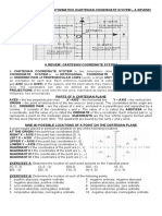 HAND OUT IN AD MATH (CARTESIAN COORDINATE SYSTEM - A R Eview)